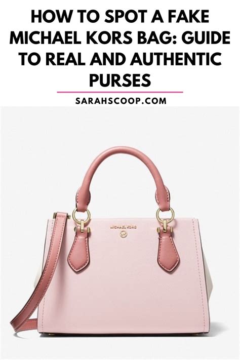 how to spot real michael kors bag|authenticate Michael Kors bag.